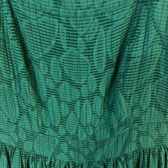 Duro Olowu Green Lined Dress Sz 6 - Picture 13 of 13